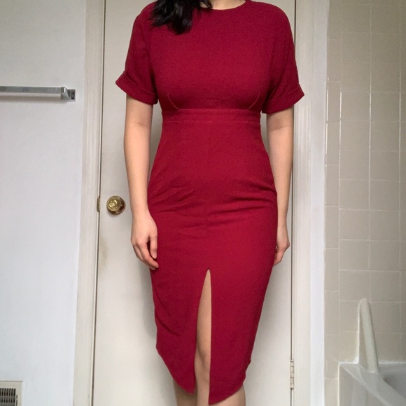 Royal Red Dress - Picture 2 of 5